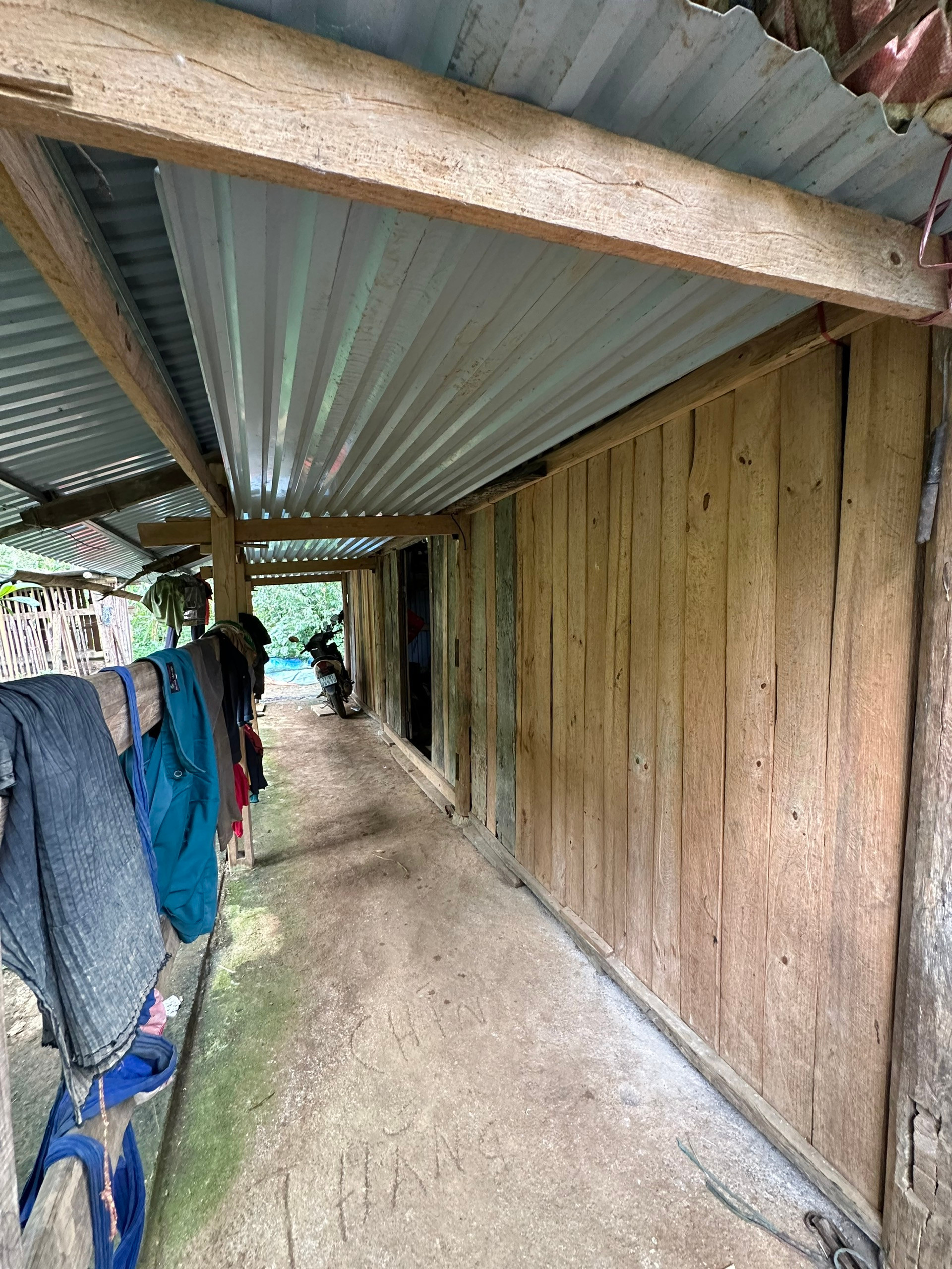 Ngôi nhà mới của anh Lý Văn Nó. (Ảnh: THI PHONG)