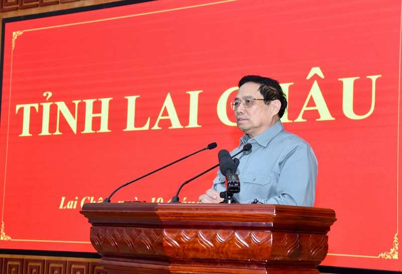 Thủ tướng Phạm Minh Chính phát biểu kết luận hội nghị