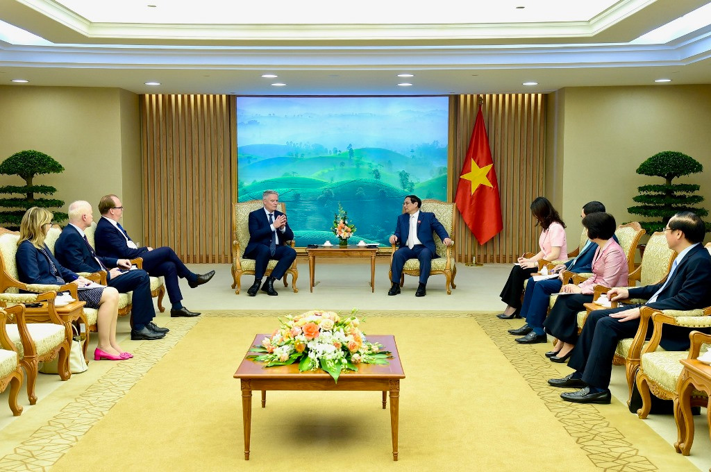 Quang cảnh buổi tiếp.