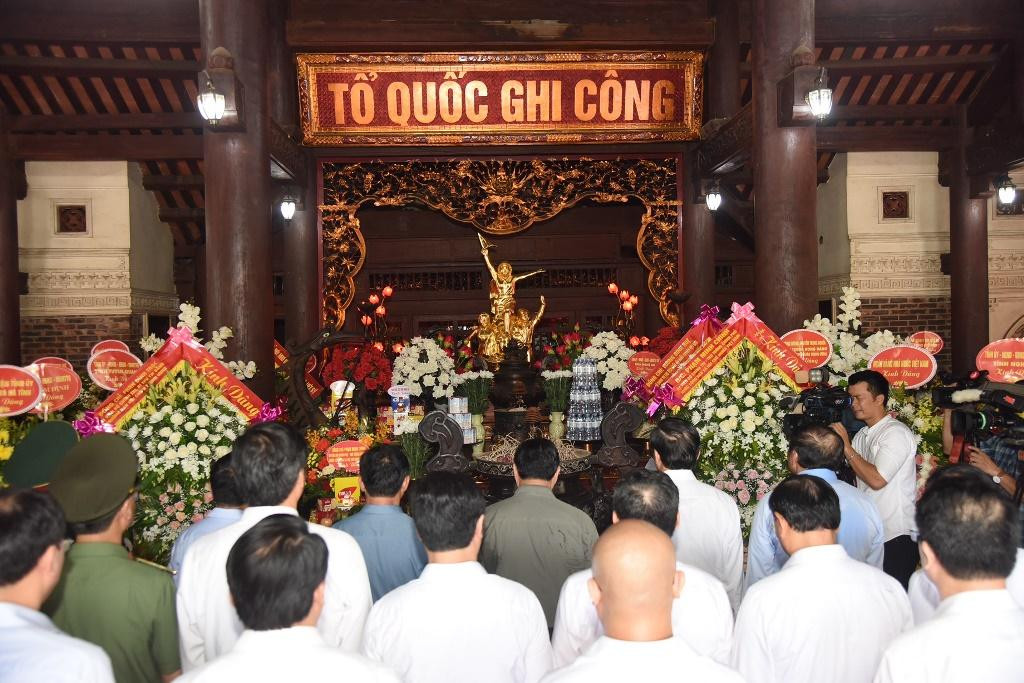 Quang cảnh buổi lễ.