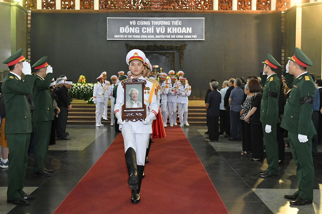 [Ảnh] Cử hành trọng thể Lễ truy điệu nguyên Phó Thủ tướng Vũ Khoan ảnh 7