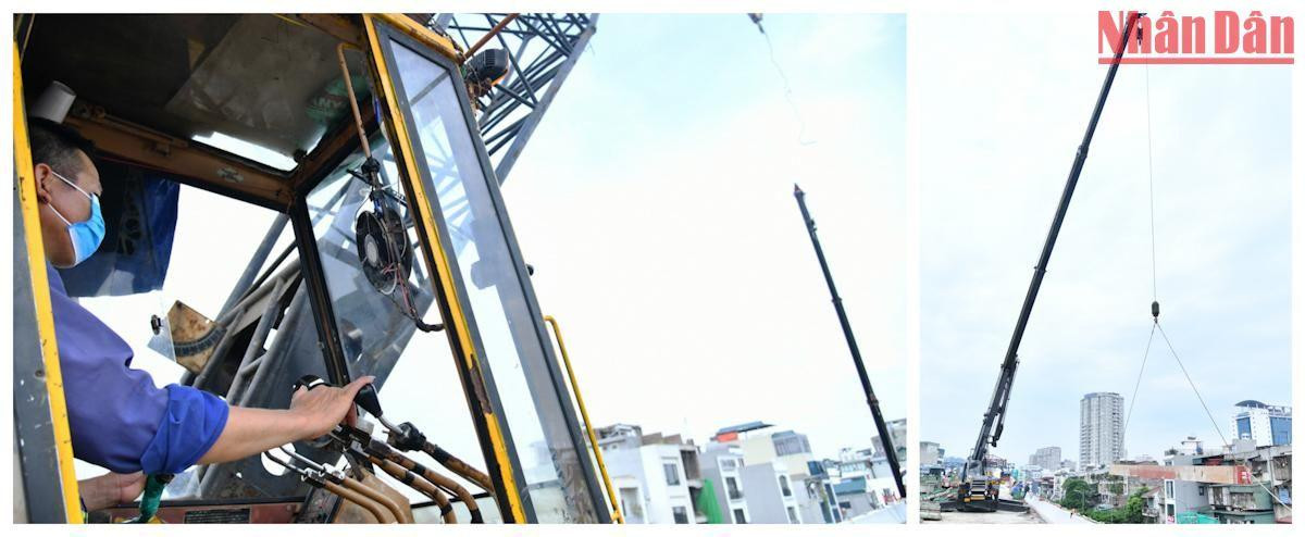 Nỗ lực thi công đúng tiến độ tuyến đường bộ trên cao dọc đường Vành đai 2 ảnh 8