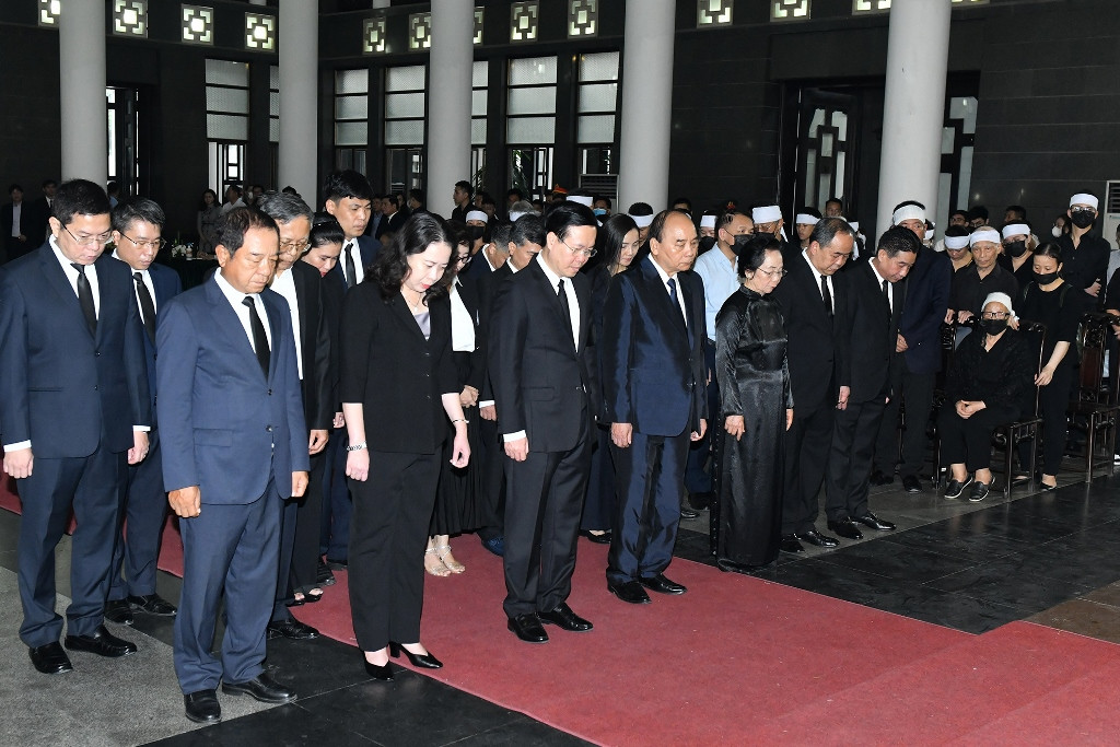 [Ảnh] Tổ chức trọng thể Lễ tang đồng chí Vũ Khoan ảnh 5