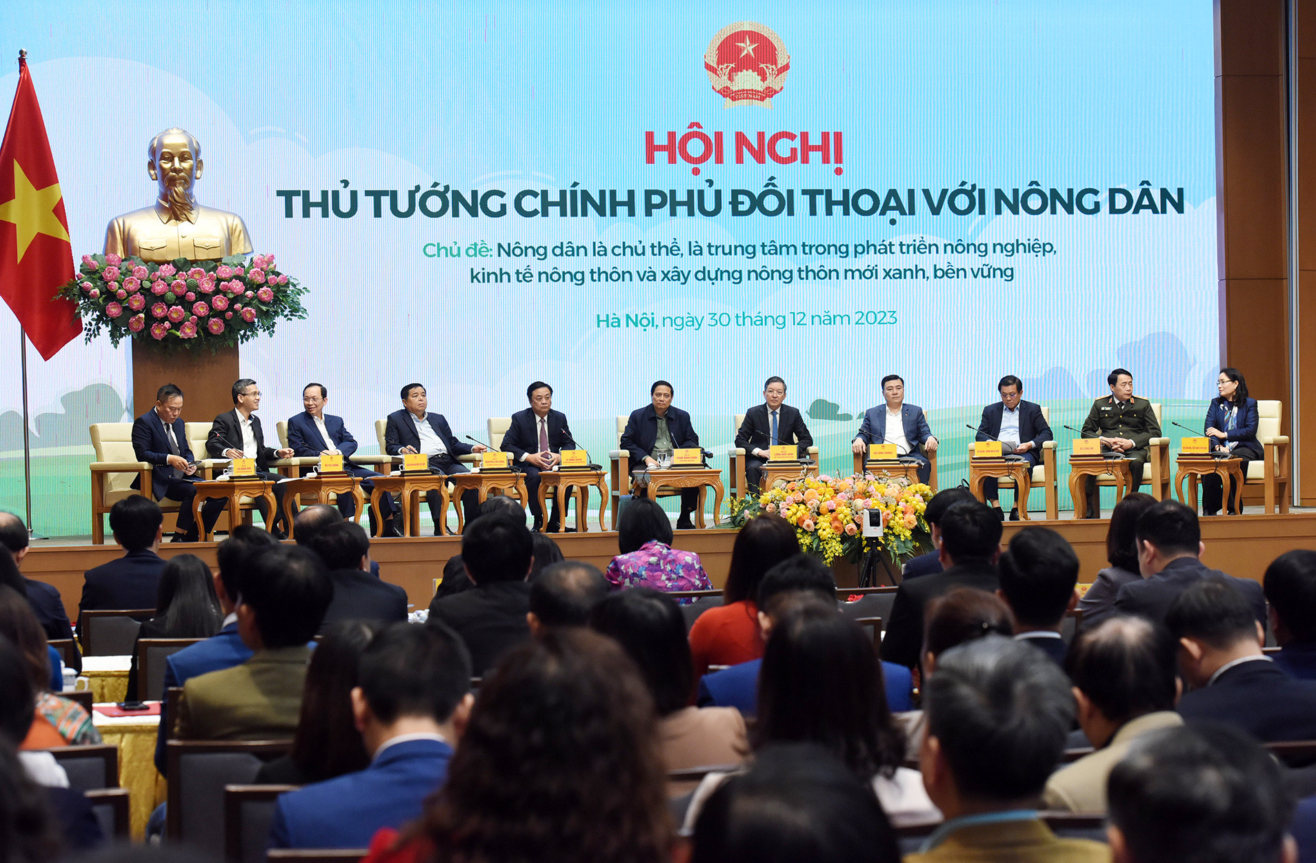 [Ảnh] Thủ tướng Phạm Minh Chính chủ trì hội nghị đối thoại với nông dân ảnh 4