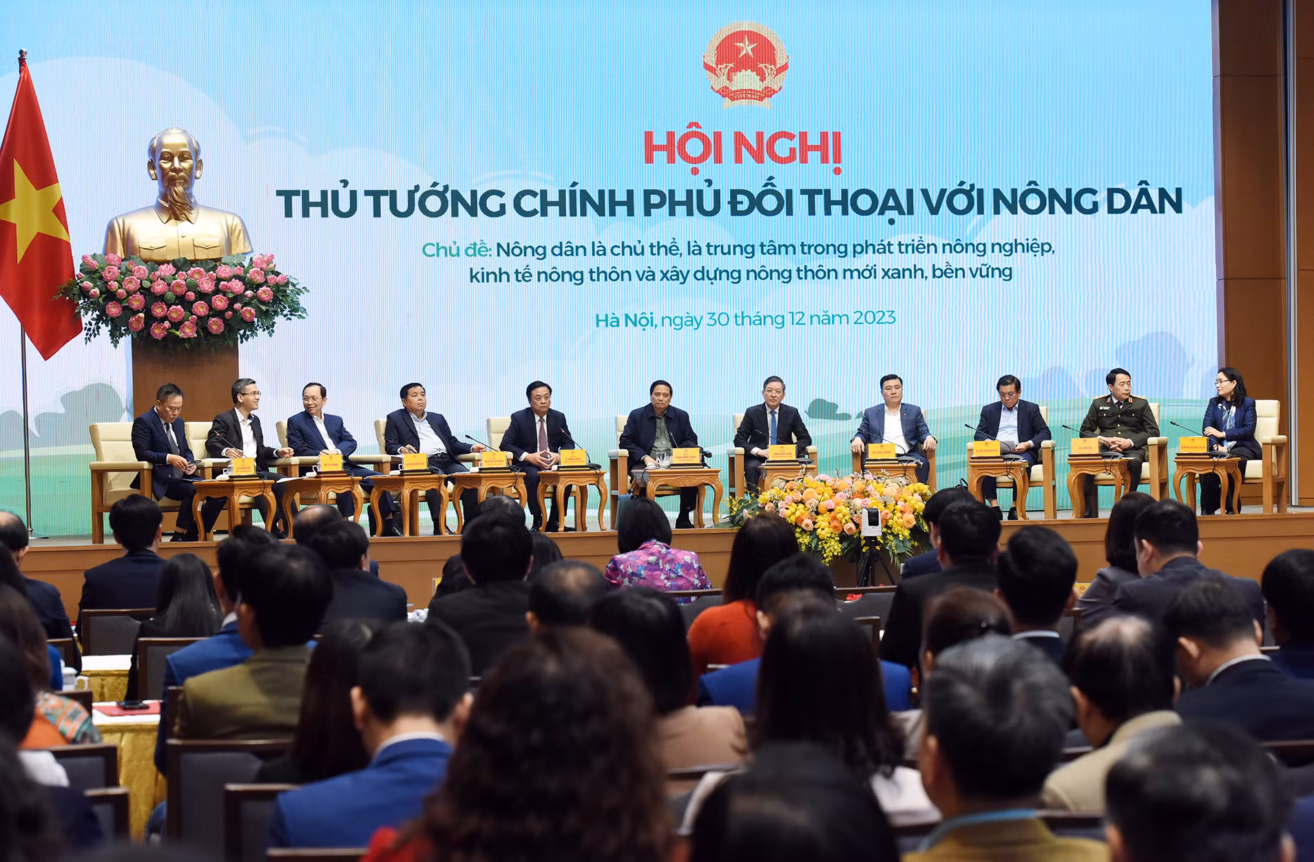 [Ảnh] Thủ tướng Phạm Minh Chính chủ trì hội nghị đối thoại với nông dân ảnh 4