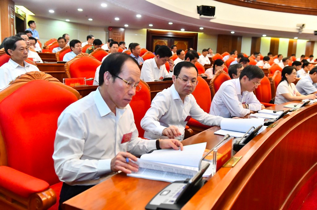 Các đại biểu dự hội nghị.