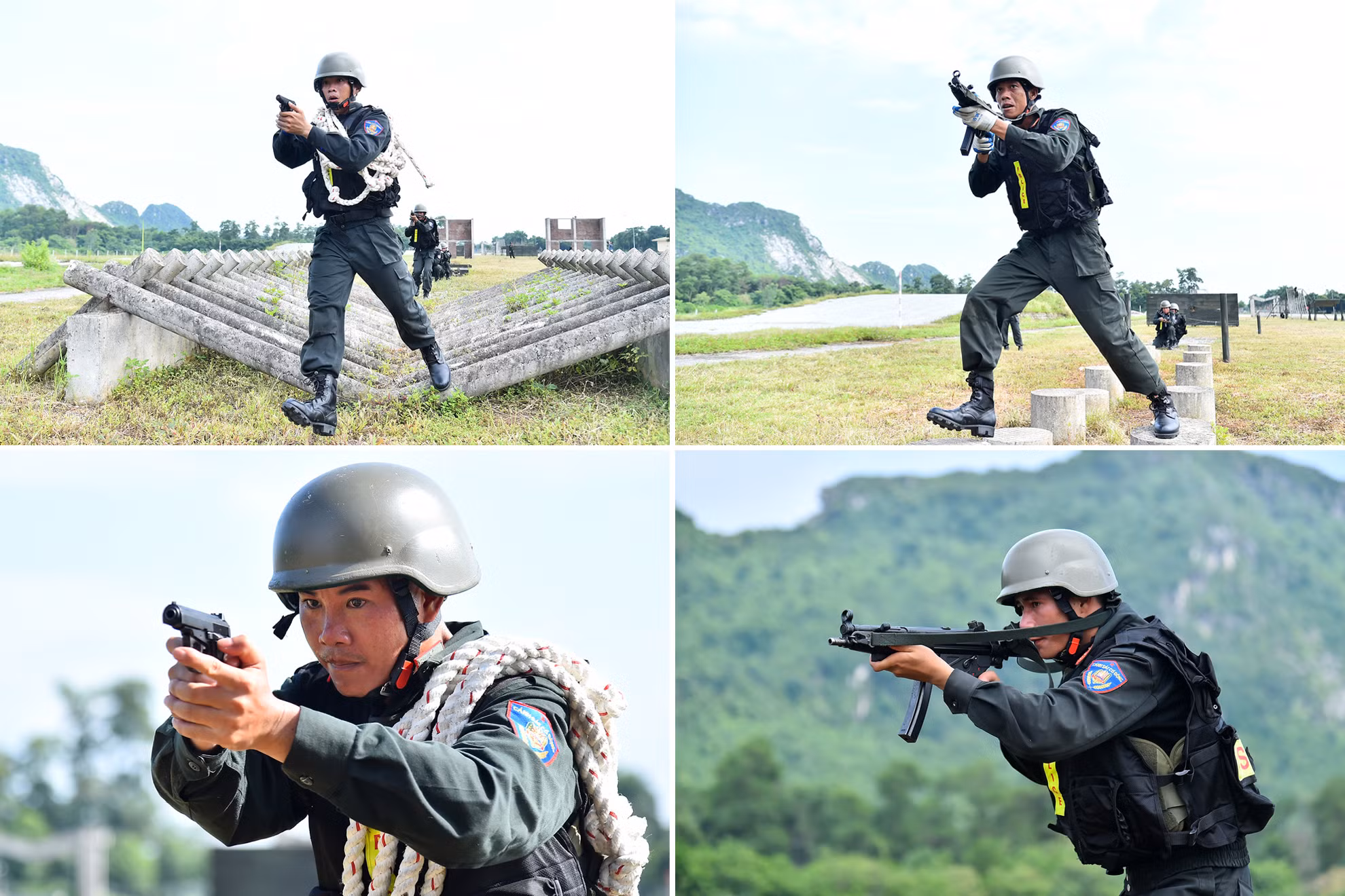 Đây là đợt huấn luyện đặc biệt nhằm nâng cao sức chiến đấu, cơ động nhanh để thực hiện nhiệm vụ ngăn chặn, trấn áp kịp thời các loại tội phạm khủng bố, bắt cóc con tin... Đây là đợt huấn luyện đặc biệt nhằm nâng cao sức chiến đấu, cơ động nhanh để thực hiện nhiệm vụ ngăn chặn, trấn áp kịp thời các loại tội phạm khủng bố, bắt cóc con tin...