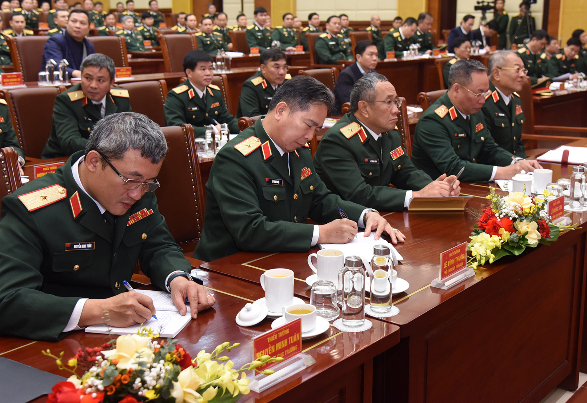 Đại diện lãnh đạo Tổng cục II tham dự buổi chúc Tết.