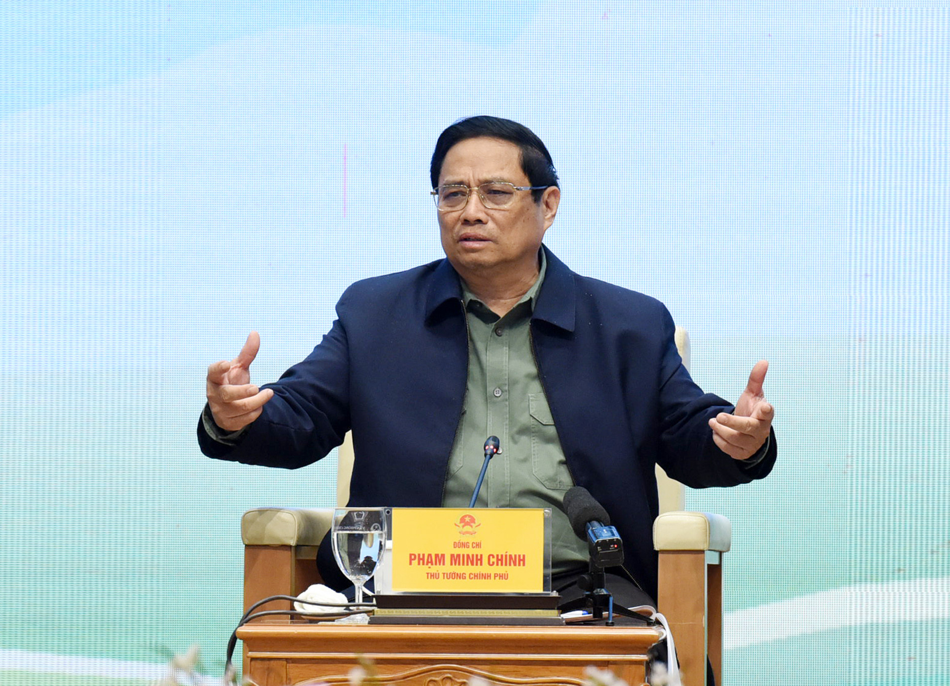 [Ảnh] Thủ tướng Phạm Minh Chính chủ trì hội nghị đối thoại với nông dân ảnh 5