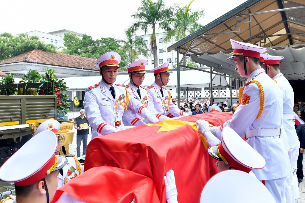 [Ảnh] Cử hành trọng thể Lễ truy điệu nguyên Phó Thủ tướng Vũ Khoan ảnh 10