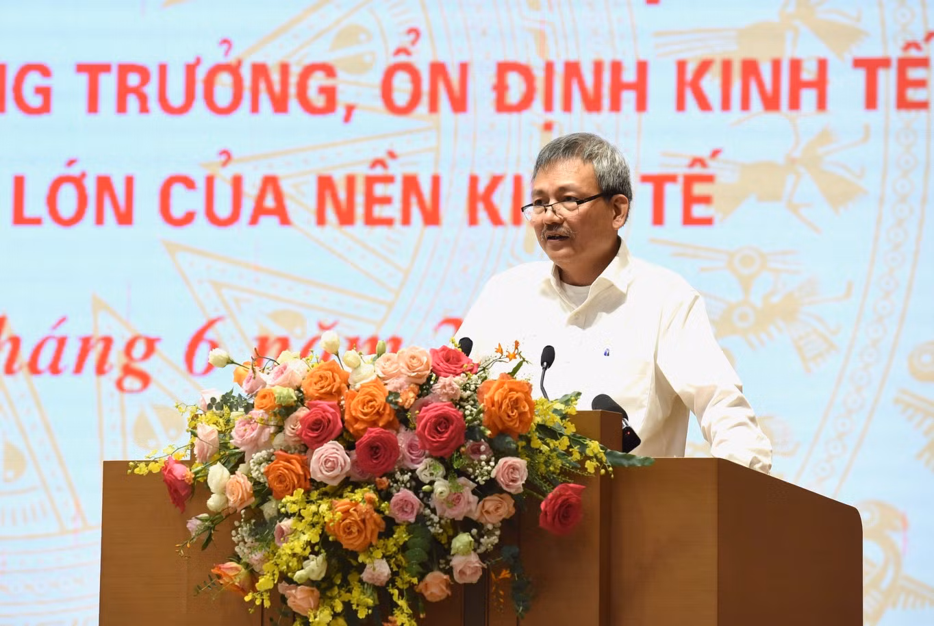 Chủ tịch Tổng công ty Cảng hàng không Việt Nam (ACV) Lại Xuân Thanh phát biểu.