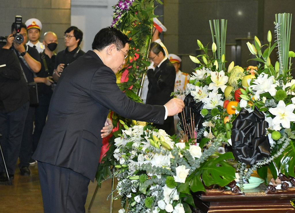 [Ảnh] Tổ chức trọng thể Lễ tang đồng chí Vũ Khoan ảnh 8
