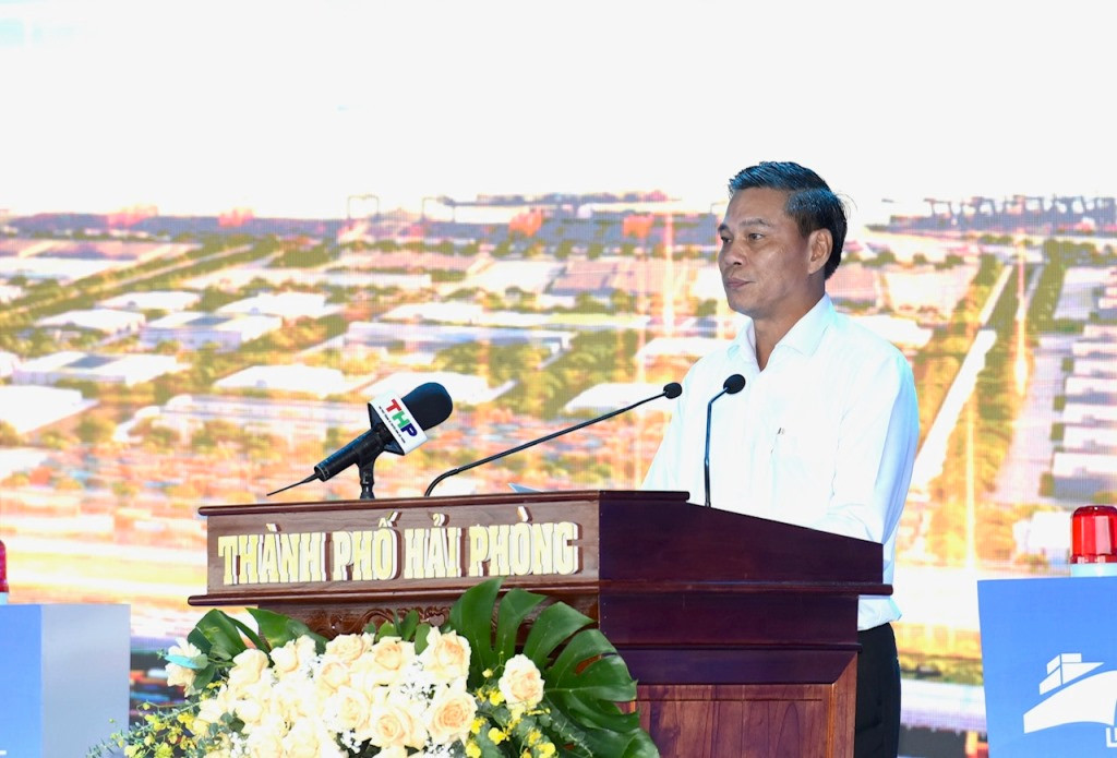 [Ảnh] Khởi công dự án đầu tư xây dựng-kinh doanh cơ sở hạ tầng Khu công nghiệp và Khu phi thuế quan Xuân Cầu ảnh 3