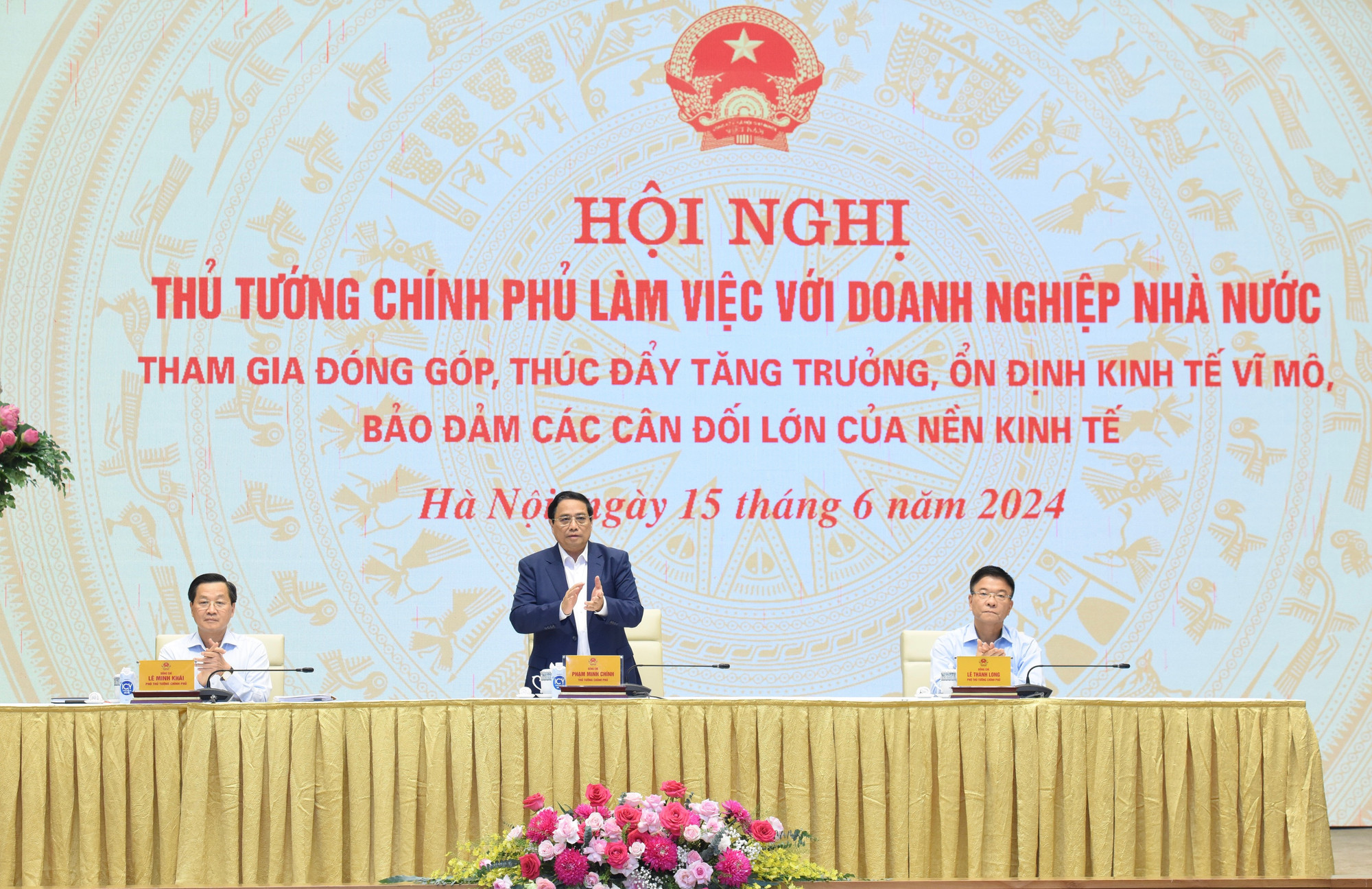 Thủ tướng Phạm Minh Chính chủ trì Hội nghị Thủ tướng Chính phủ làm việc với doanh nghiệp nhà nước.