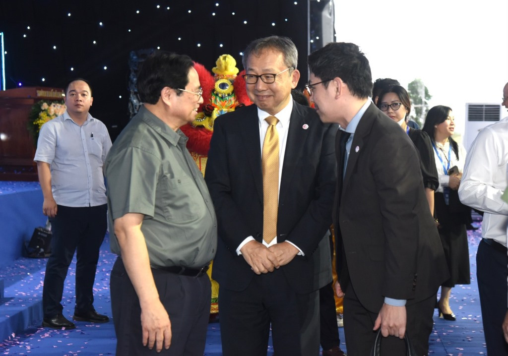 [Ảnh] Khởi công dự án đầu tư xây dựng-kinh doanh cơ sở hạ tầng Khu công nghiệp và Khu phi thuế quan Xuân Cầu ảnh 8