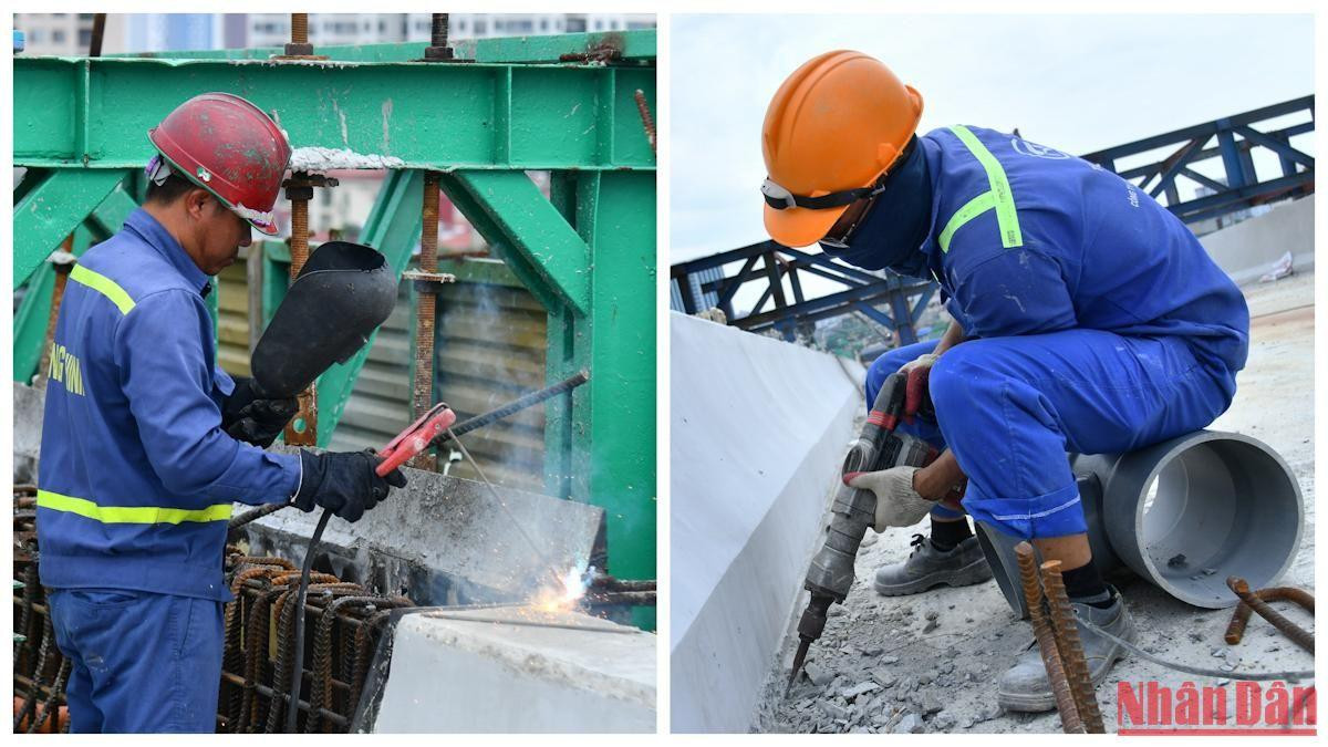 Dù thi công trong điều kiện khó khăn bởi dịch bệnh và giá nguyên vật liệu tăng cao, nhưng nhờ tập trung nhân lực, thiết bị và các biện pháp thi công hiệu quả, đến nay dự án đã hoàn thành 4/6 gói thầu chính, sản lượng chung dự án đạt khoảng 80%.