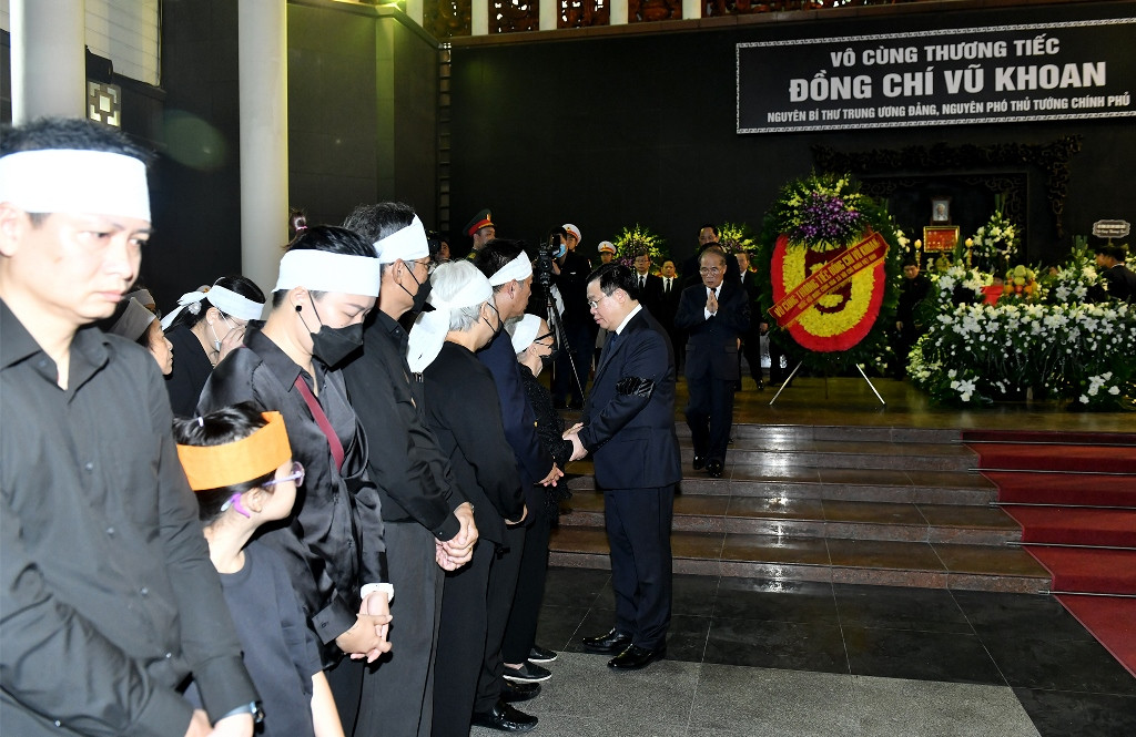 [Ảnh] Tổ chức trọng thể Lễ tang đồng chí Vũ Khoan ảnh 9