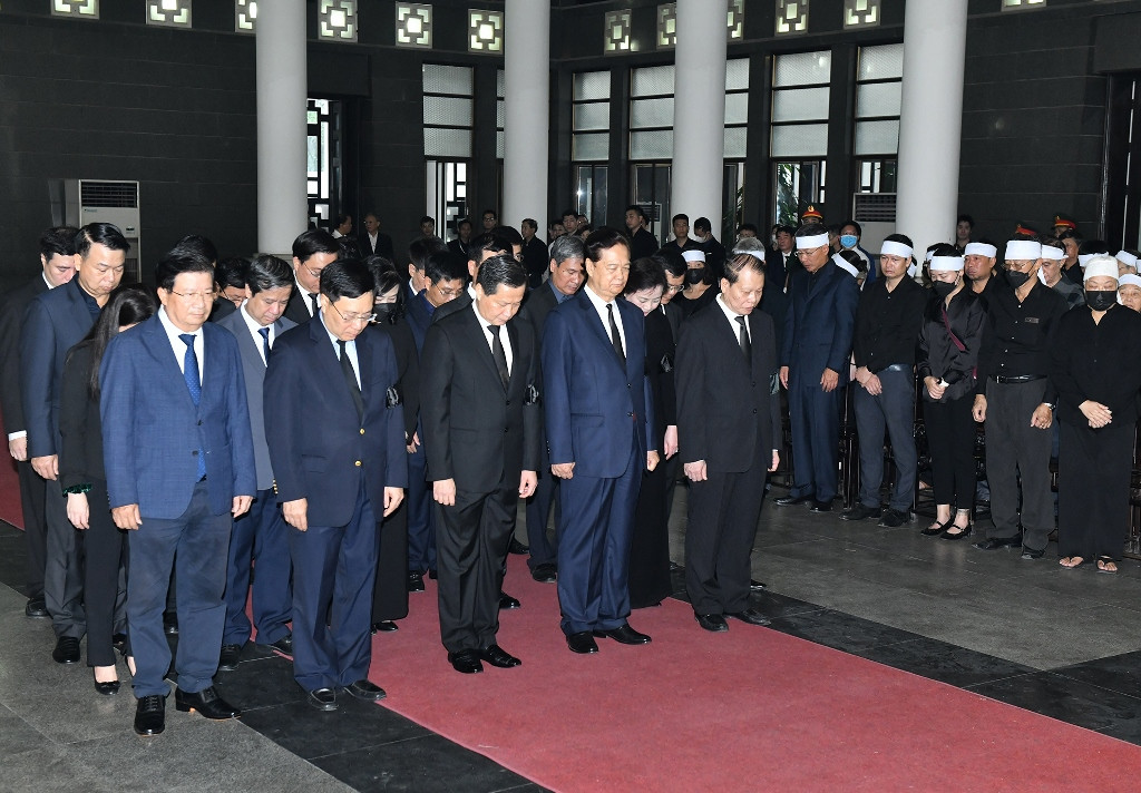 [Ảnh] Tổ chức trọng thể Lễ tang đồng chí Vũ Khoan ảnh 10