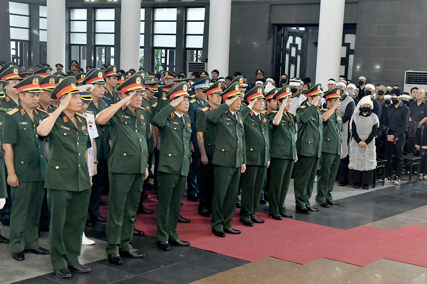 [Ảnh] Cử hành trọng thể lễ viếng Thượng tướng Nguyễn Chí Vịnh ảnh 12