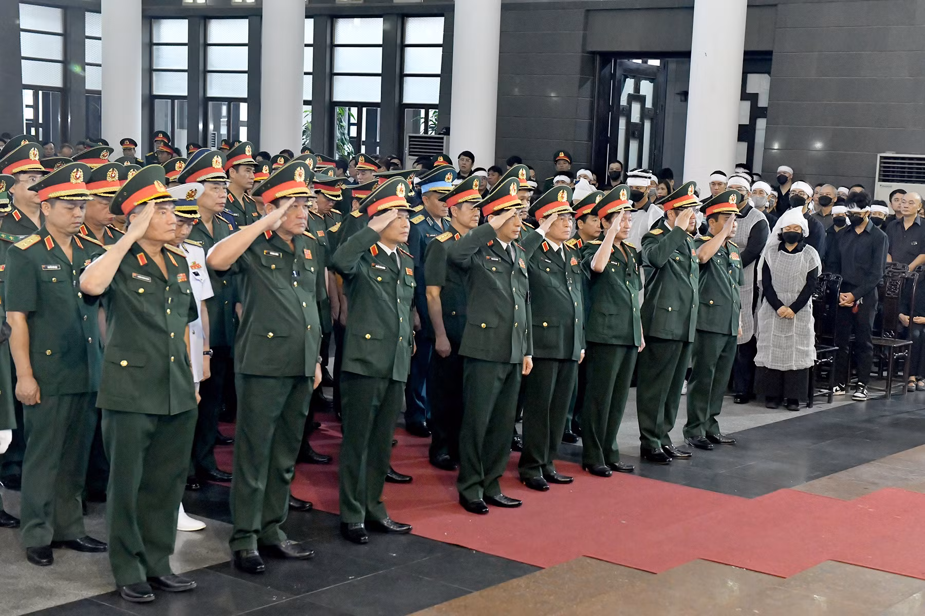 [Ảnh] Cử hành trọng thể lễ viếng Thượng tướng Nguyễn Chí Vịnh ảnh 12