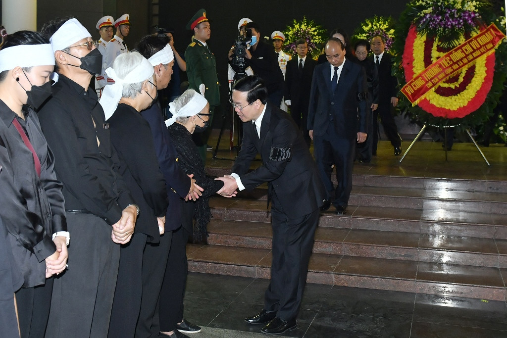 [Ảnh] Tổ chức trọng thể Lễ tang đồng chí Vũ Khoan ảnh 6