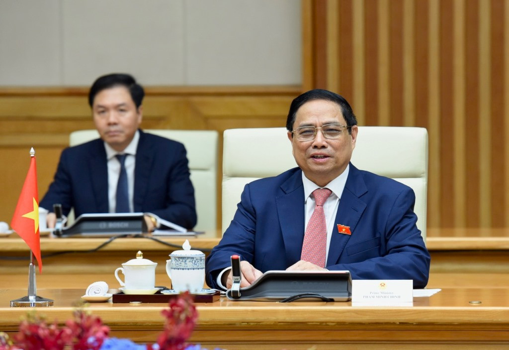 [Ảnh] Thủ tướng Phạm Minh Chính chủ trì Lễ đón Thủ tướng Hà Lan Mark Rutte ảnh 10