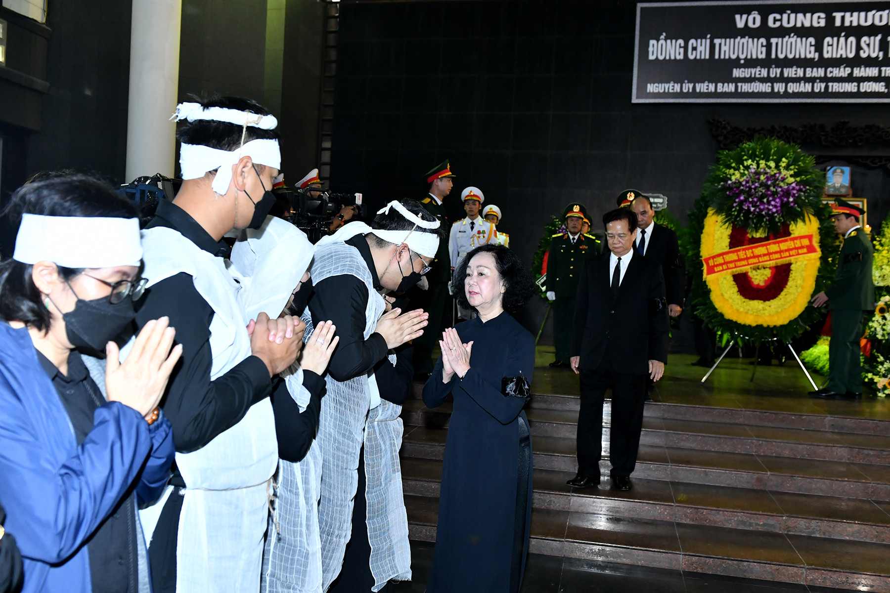 [Ảnh] Cử hành trọng thể lễ viếng Thượng tướng Nguyễn Chí Vịnh ảnh 4