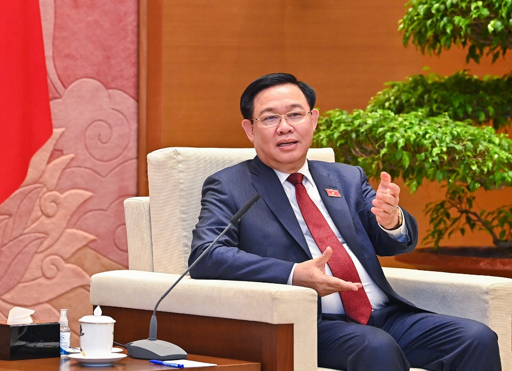 [Ảnh] Chủ tịch Quốc hội Vương Đình Huệ tiếp Phó Chủ tịch Hạ viện Cộng hòa Séc Jan Bartosek ảnh 6