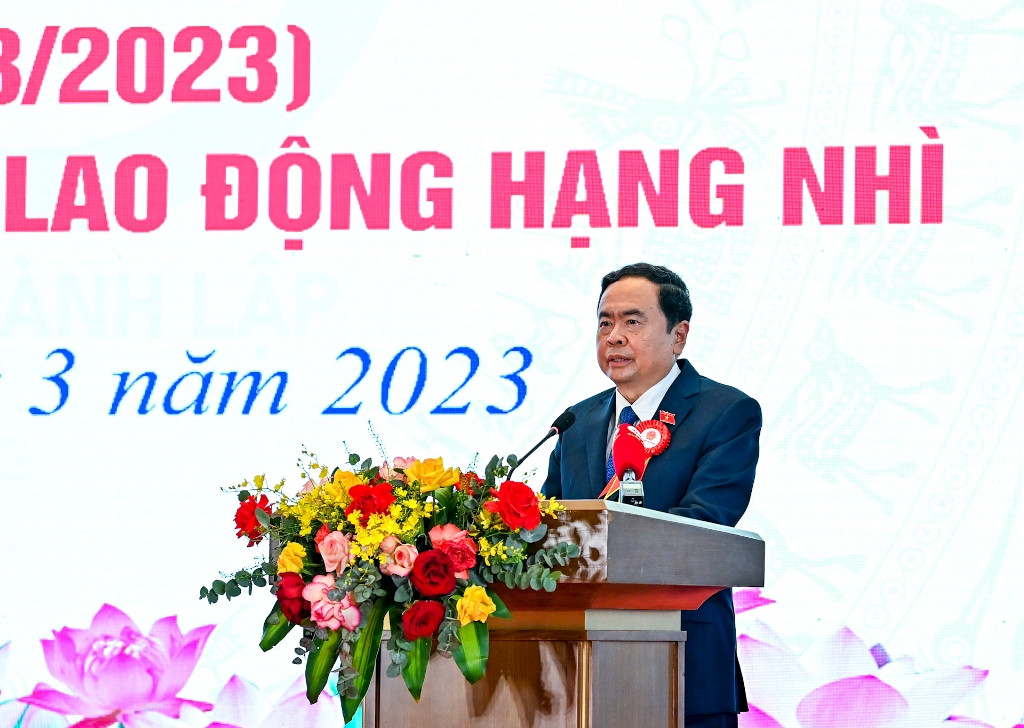 Phó Chủ tịch Thường trực Quốc hội Trần Thanh Mẫn phát biểu tại lễ kỷ niệm. Phó Chủ tịch Thường trực Quốc hội Trần Thanh Mẫn phát biểu tại lễ kỷ niệm.