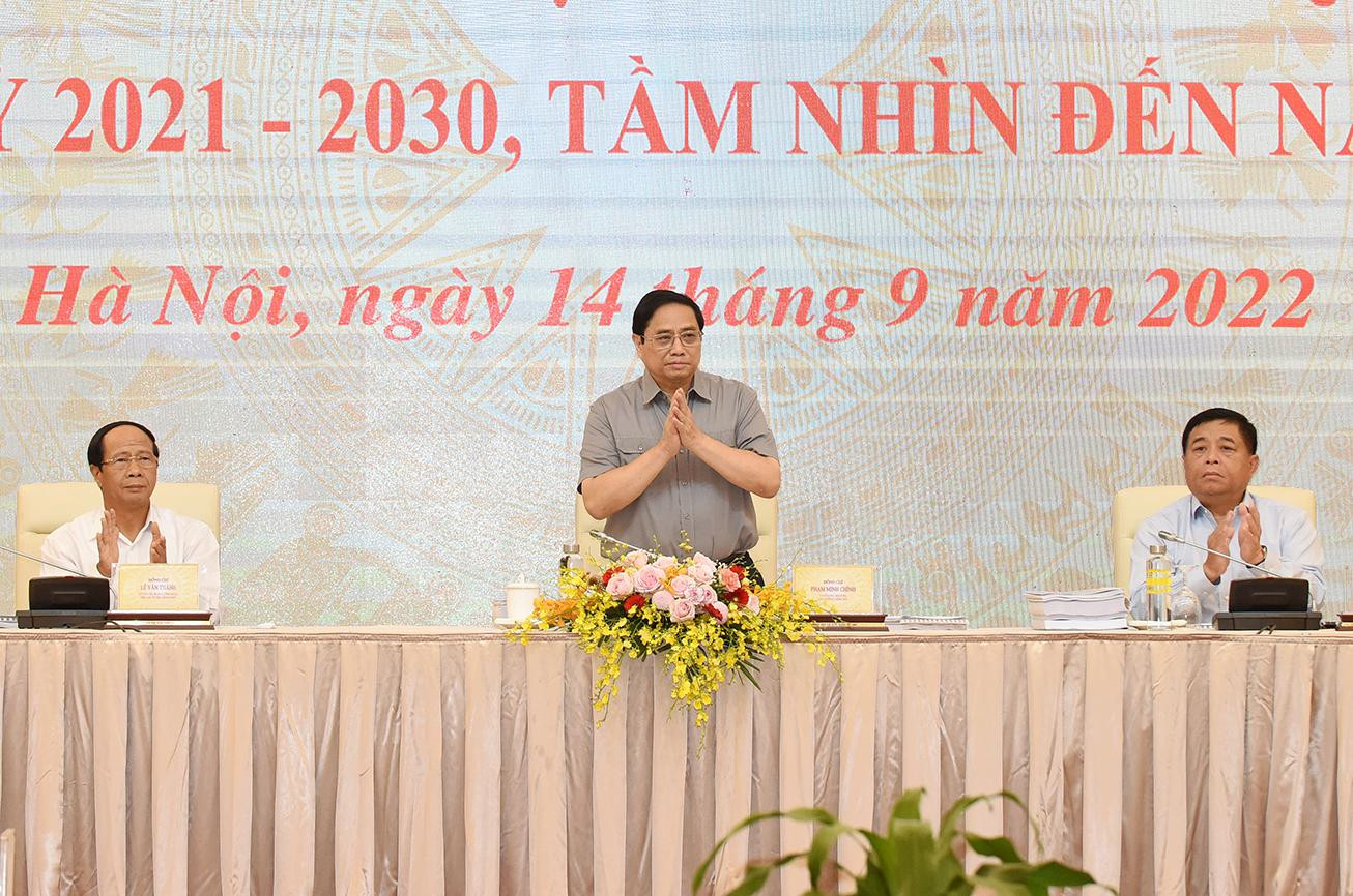 Thủ tướng Phạm Minh Chính dự Hội nghị Thẩm định Quy hoạch tổng thể quốc gia thời kỳ 2021-2030 tầm nhìn đến năm 2050.