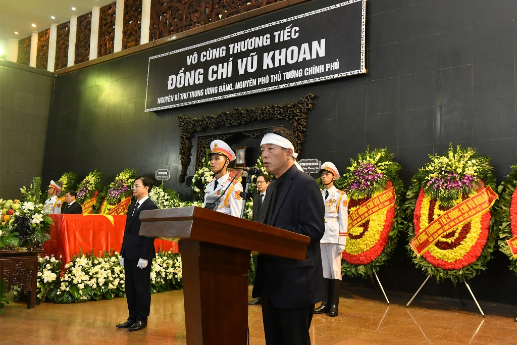 [Ảnh] Cử hành trọng thể Lễ truy điệu nguyên Phó Thủ tướng Vũ Khoan ảnh 4