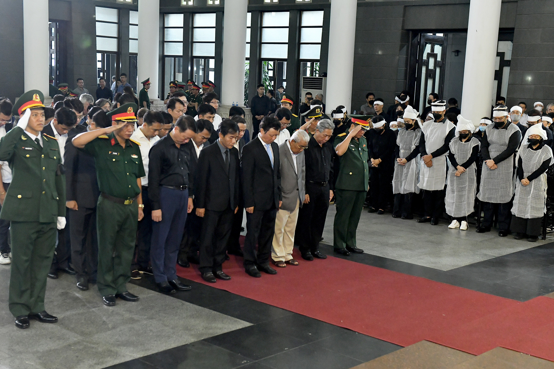 [Ảnh] Cử hành trọng thể lễ viếng Thượng tướng Nguyễn Chí Vịnh ảnh 13