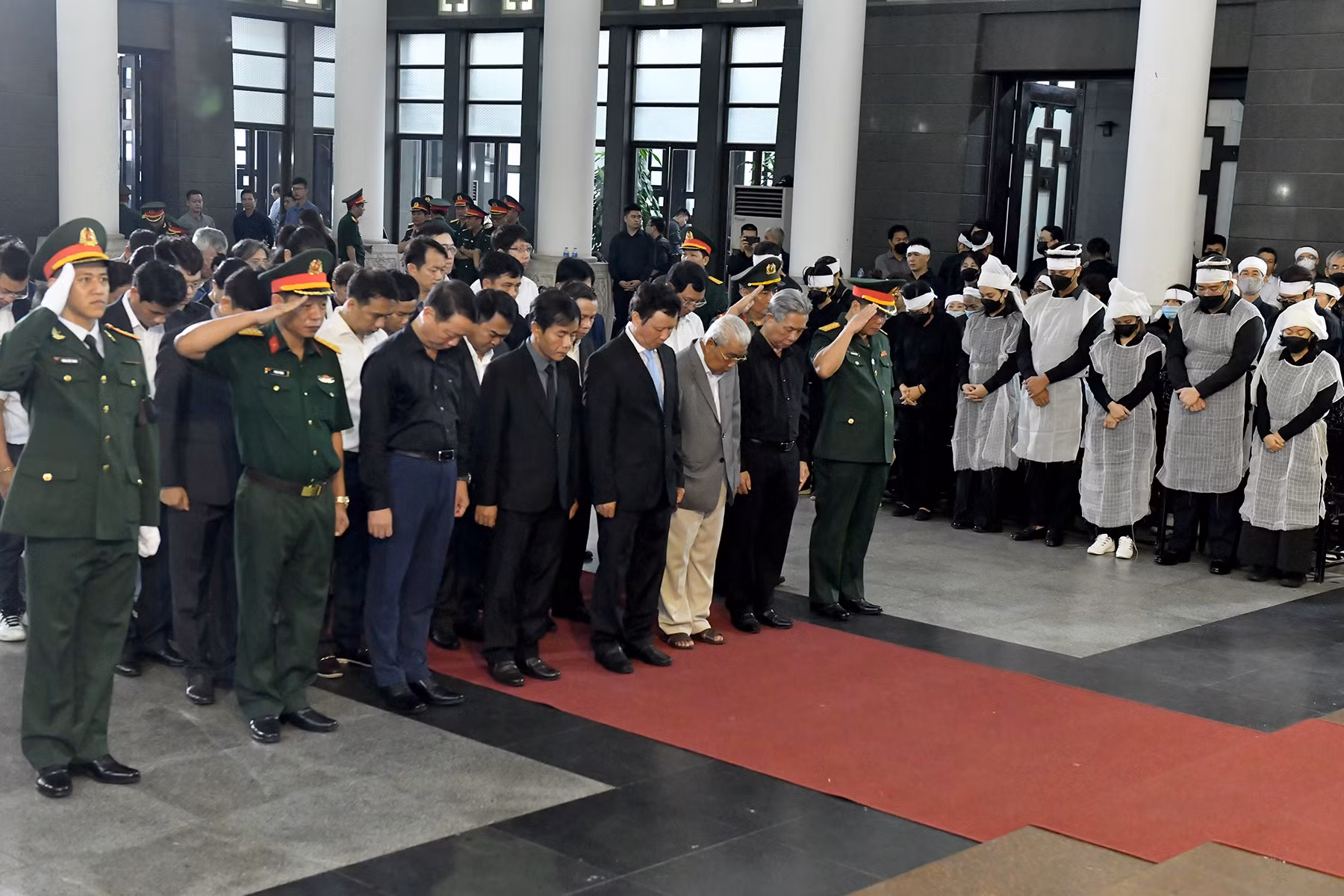 [Ảnh] Cử hành trọng thể lễ viếng Thượng tướng Nguyễn Chí Vịnh ảnh 13