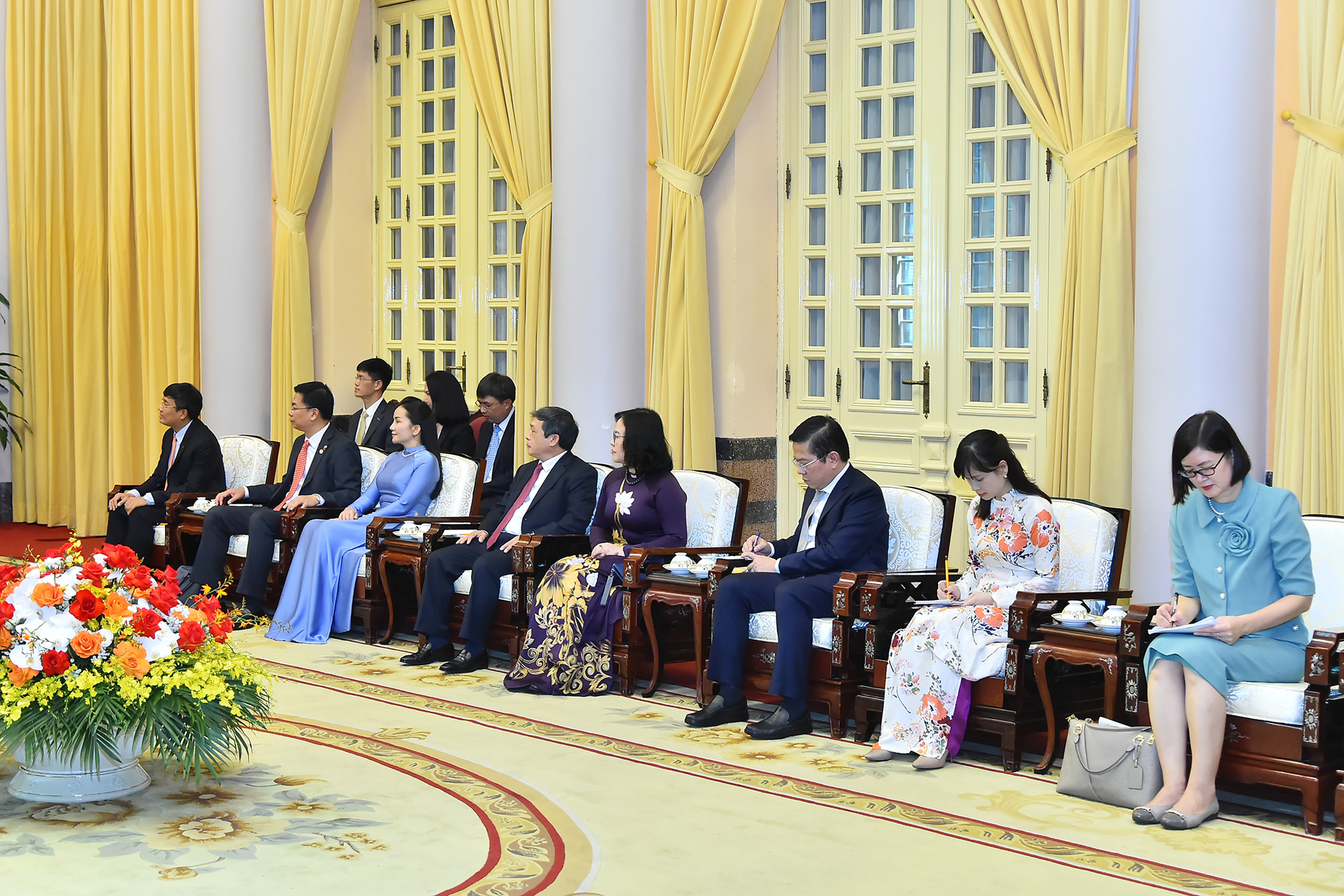 [Ảnh] Phó Chủ tịch nước Võ Thị Ánh Xuân chủ trì lễ đón và hội đàm với Hoàng Thái tử Nhật Bản Akishino ảnh 10