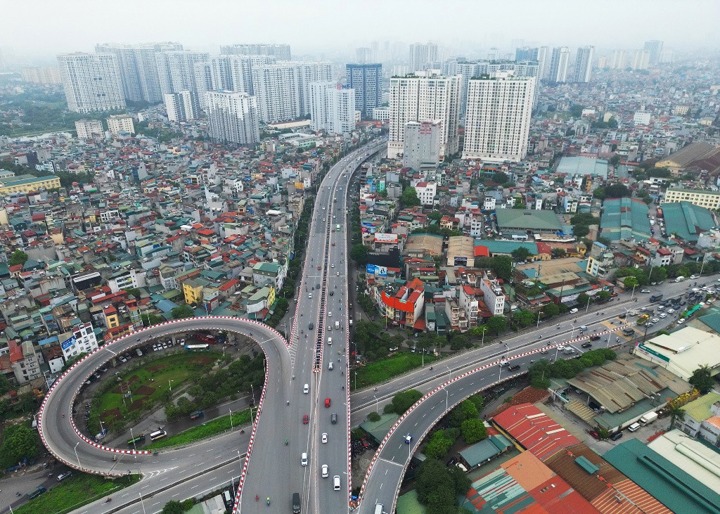 [Ảnh] Gấp rút đưa dự án cầu Vĩnh Tuy giai đoạn 2 về đích ảnh 15