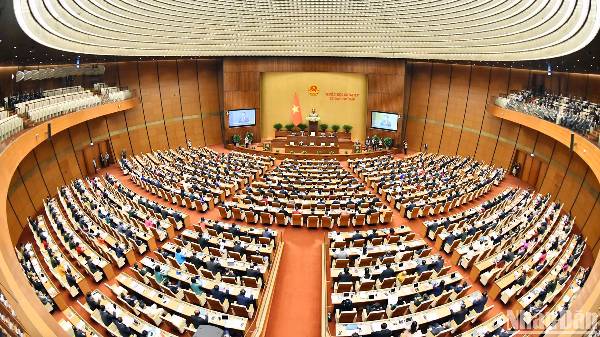 Kỳ họp thứ 6, Quốc hội khóa XV. (Ảnh: Khoa Nguyên Linh)