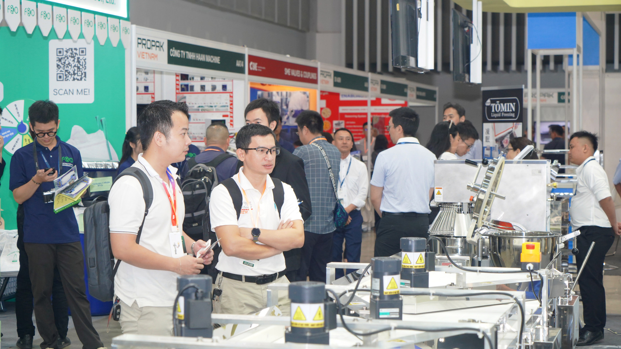 Một trong những điểm sáng quan trọng tại ProPak Vietnam 2025 là chương trình Business Matching, nền tảng kết nối trực tiếp 1:1 giữa người mua và nhà cung cấp trên toàn cầu. Chương trình này giúp doanh nghiệp nhanh chóng tìm kiếm đối tác phù hợp, tối ưu hóa hiệu quả giao dịch và mở rộng mạng lưới quan hệ hợp tác.