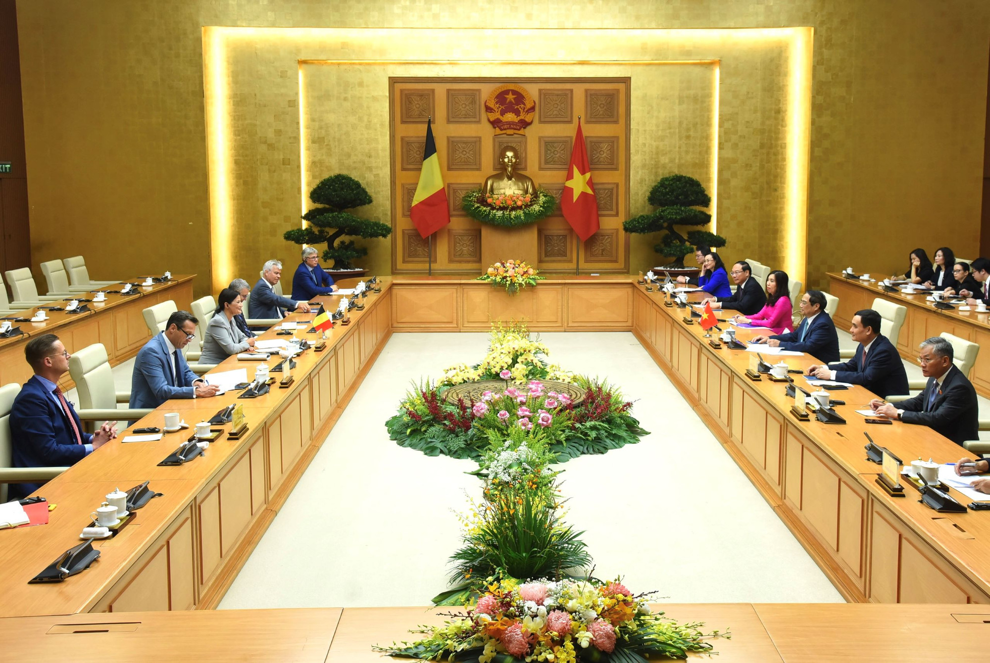 Quang cảnh buổi hội kiến.