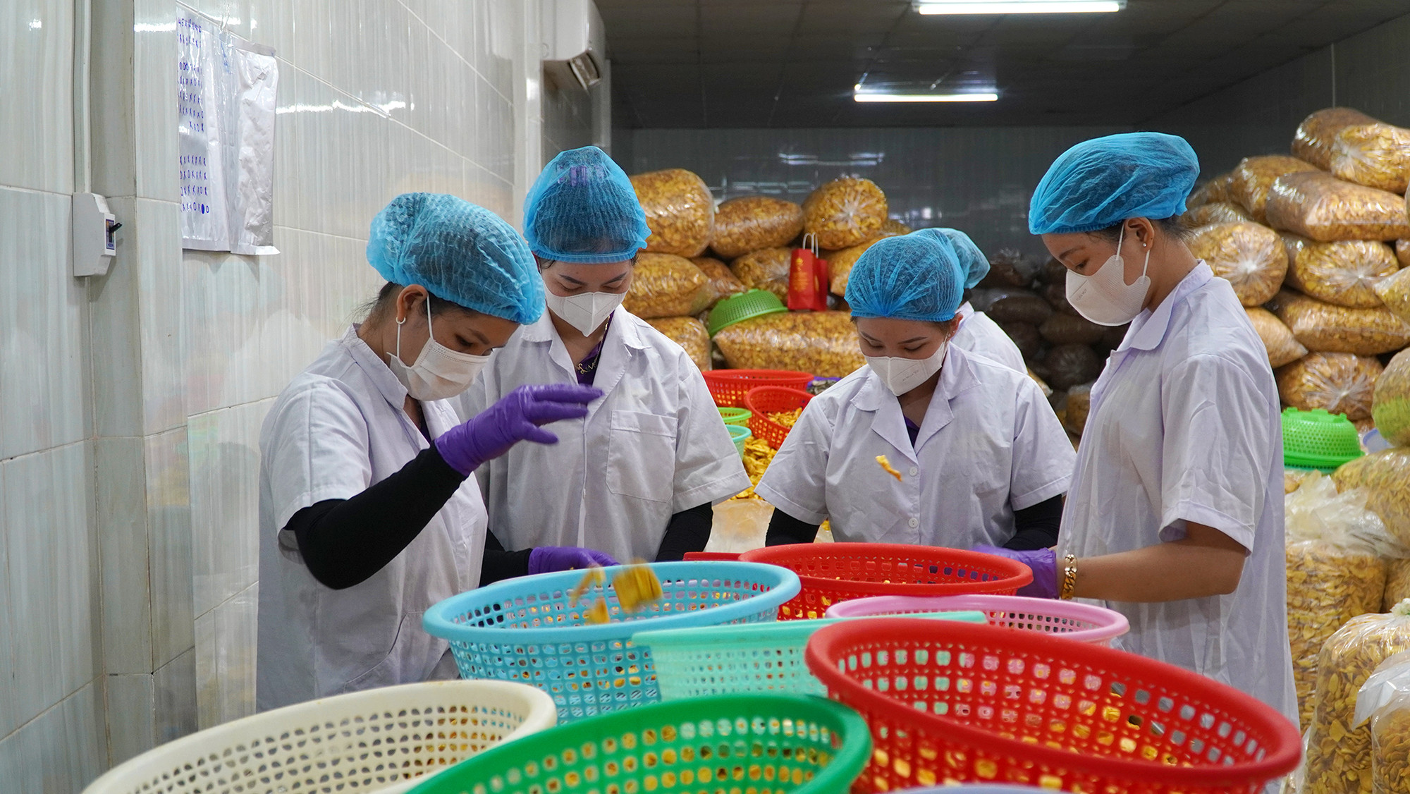 Sản phẩm OCOP mít sấy khô ở Đồng Tháp.