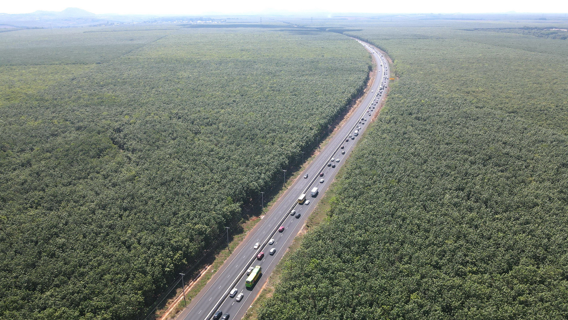 Xe ô-tô cá nhân và xe khách đông trên cao tốc Phan Thiết – Dầu Giây chủ yếu từ hướng Thành phố Hồ Chí Minh đi Bình Thuận. Lượng phương tiện đông nhưng không xảy ra ùn tắc.