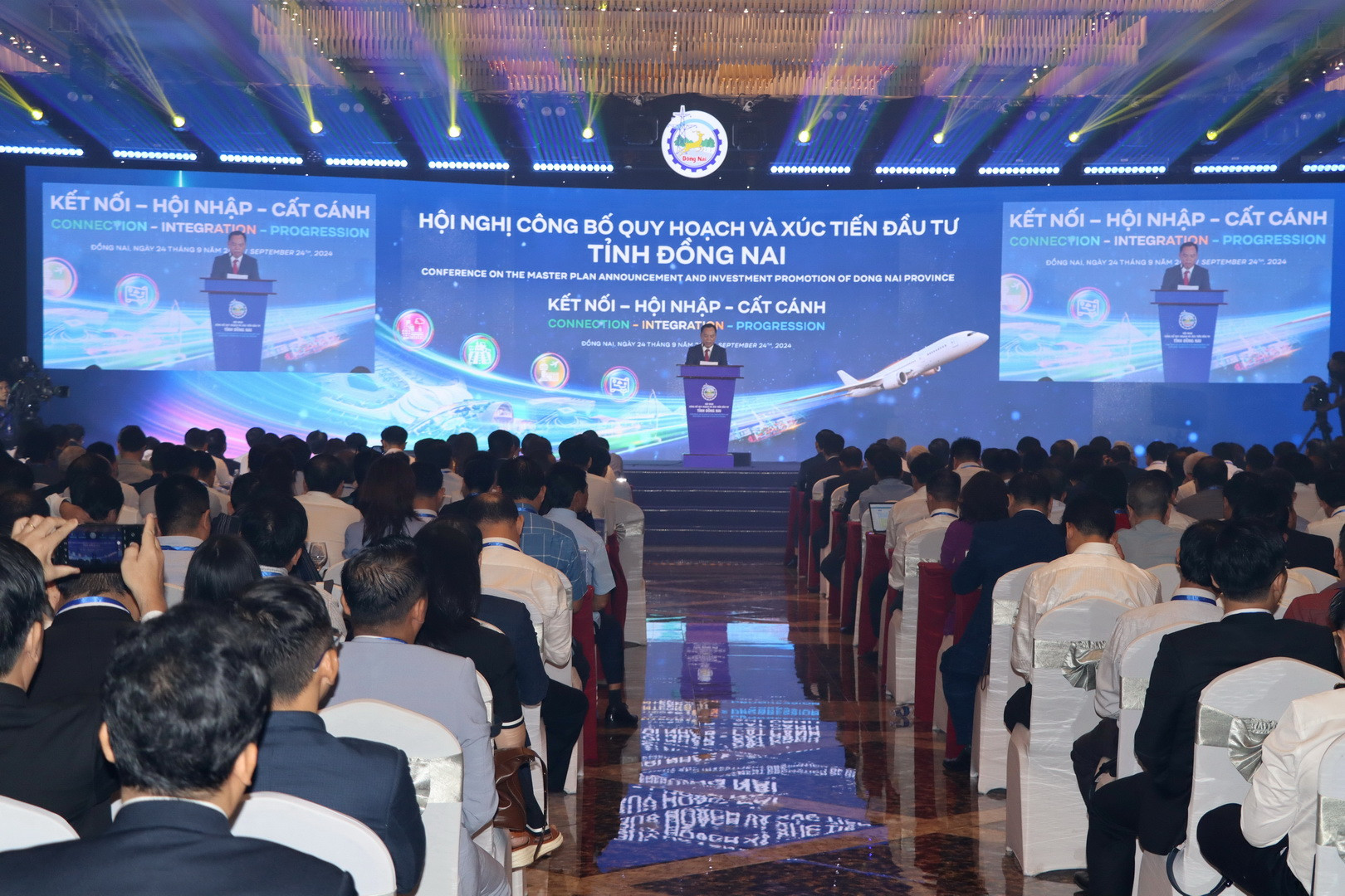 Quang cảnh Hội nghị công bố quy hoạch và xúc tiến đầu tư tỉnh Đồng Nai năm 2024.