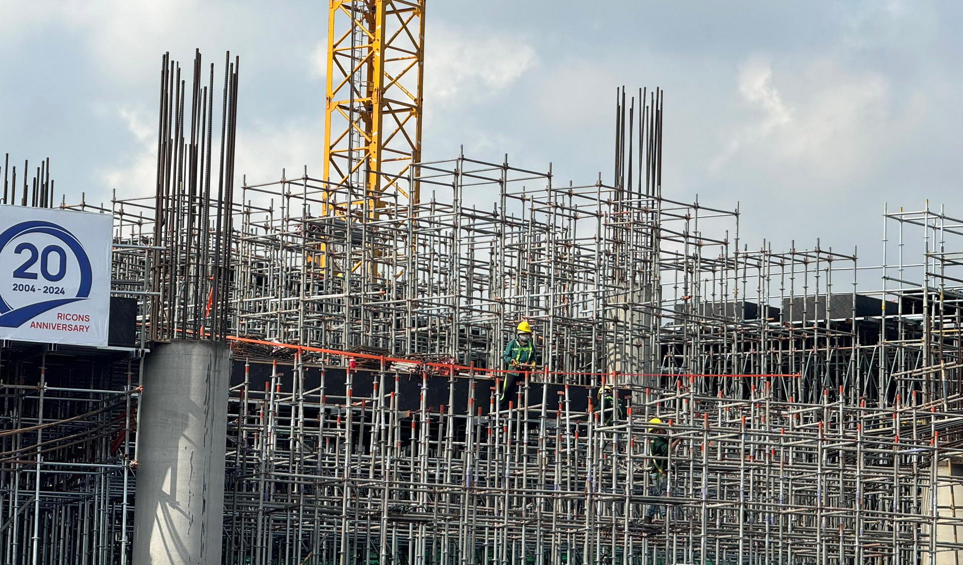 Thi công nhà ga hành khách sân bay Long Thành.