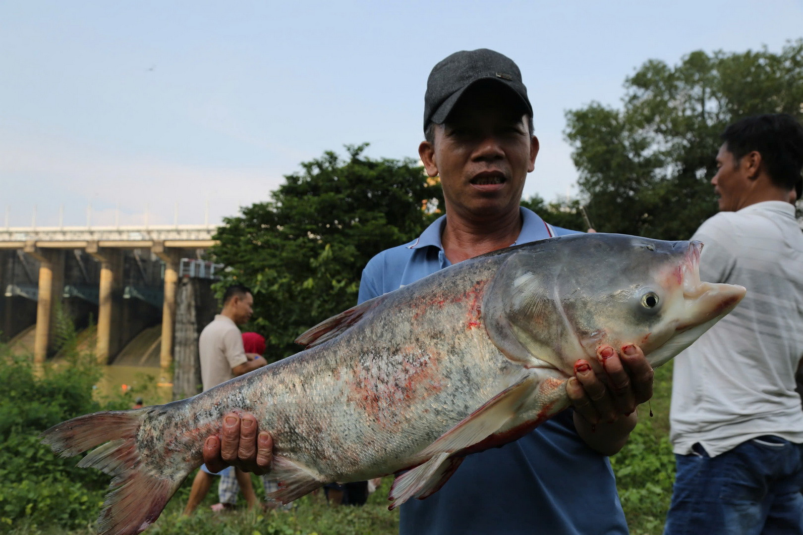 [Ảnh] Người dân bắt cá sau khi thủy điện lớn nhất miền nam ngưng xả tràn ảnh 6
