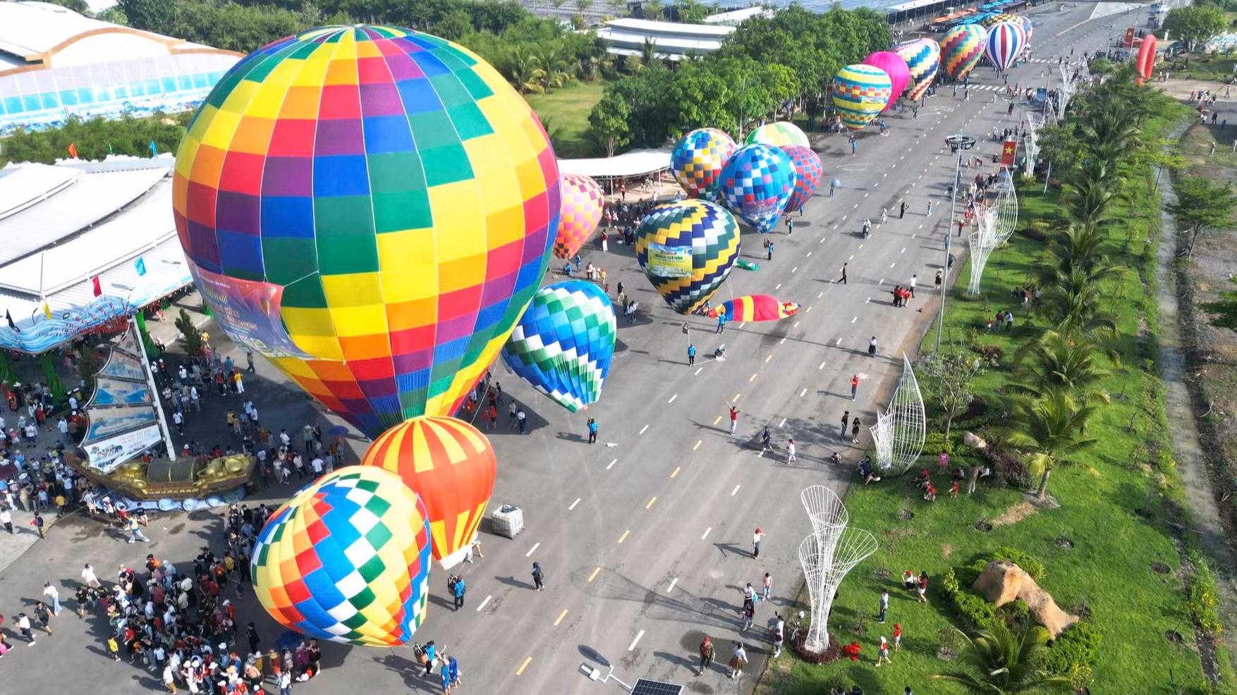Đây là lần đầu tiên tỉnh Đồng Nai tổ chức Festival khinh khí cầu.