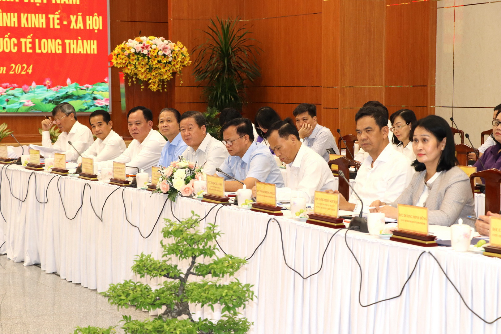 Các đồng chí trong Ban Thường vụ Tỉnh ủy Đồng Nai.