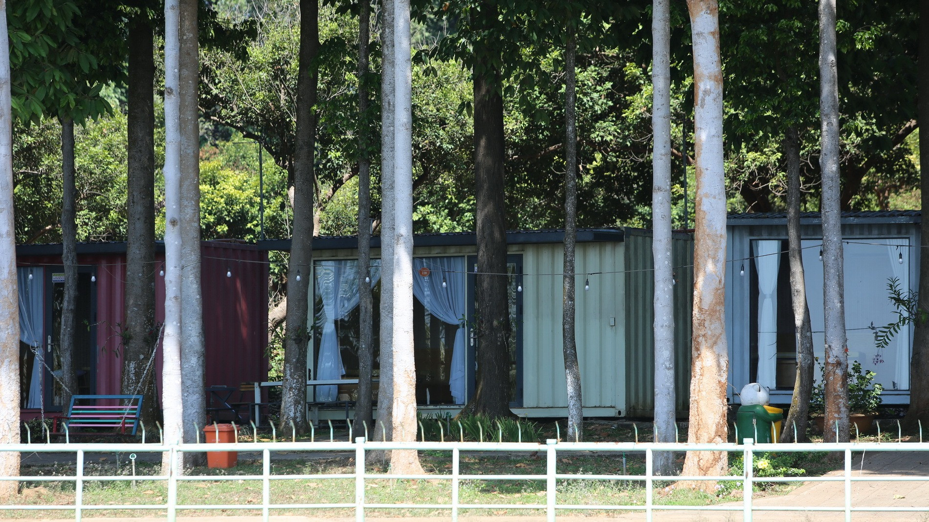 Phòng dạng container được đầu tư trên đảo Đồng Trường.