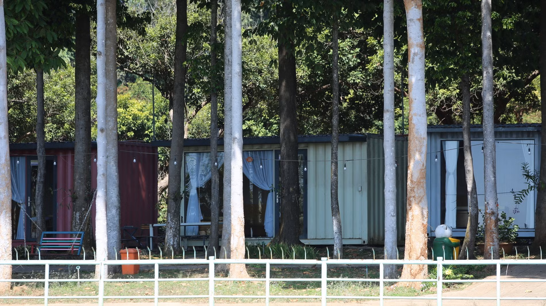 Phòng dạng container được đầu tư trên đảo Đồng Trường.