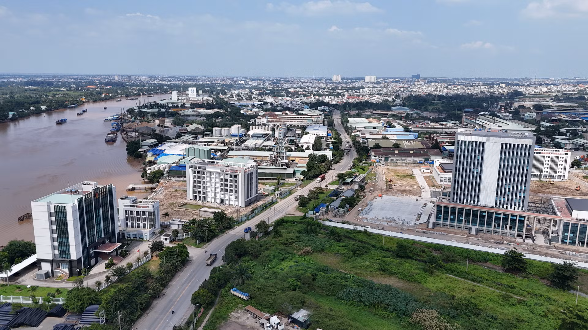 Khu vực xây dựng Trung tâm chính trị-hành chính tỉnh Đồng Nai tại khu công nghiệp Biên Hòa 1.