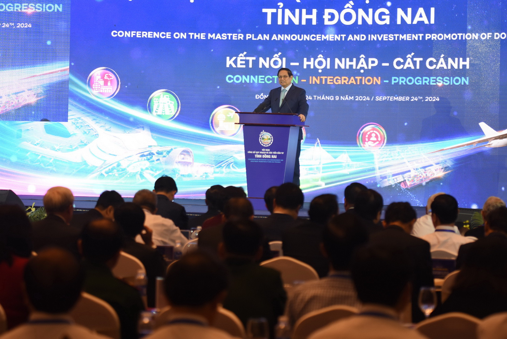 Thủ tướng Chính phủ Phạm Minh Chính phát biểu tại Hội nghị.