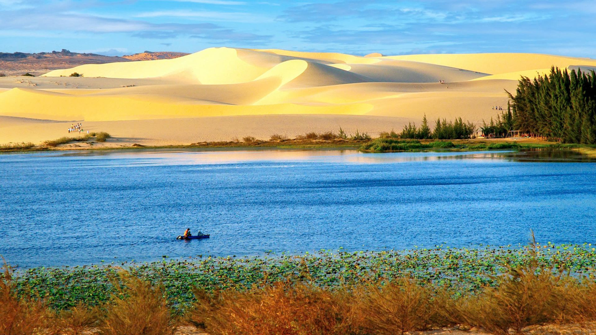 Bàu Trắng được Bộ Văn hóa, Thể thao và Du lịch xếp hạng thắng cảnh cấp Quốc gia vào năm 2019.